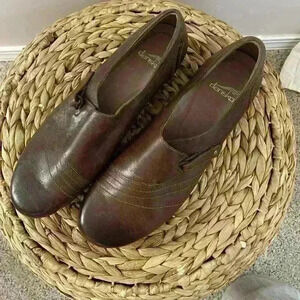 Dansko Franny loafer 42 brown leather business wear office wear teaching shoes